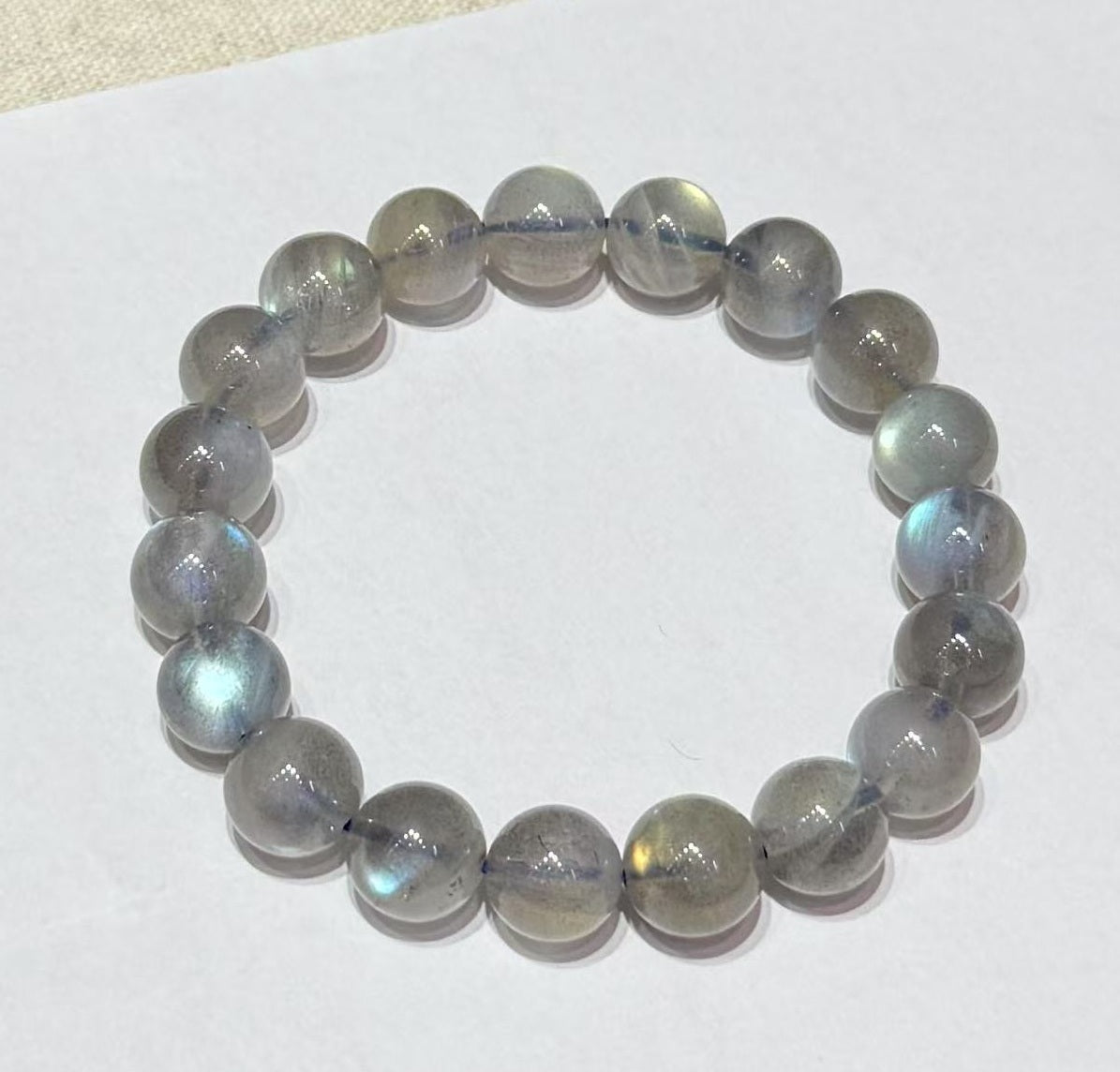 Grey Moonstone (10 mm) Bracelet