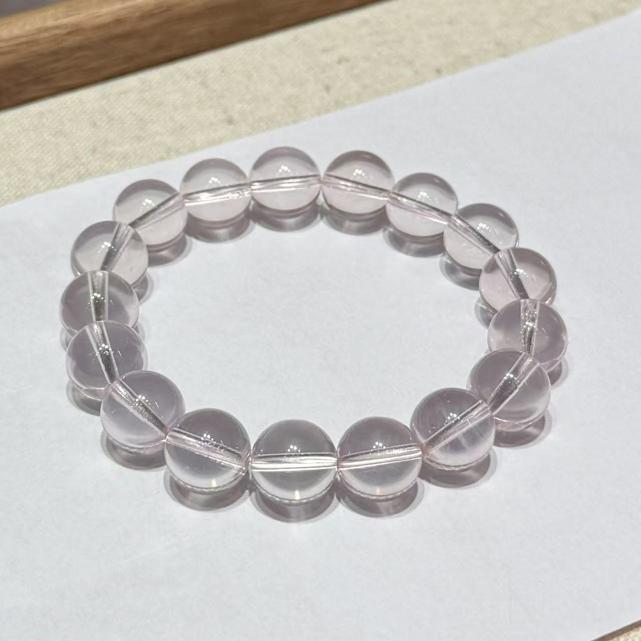 Rose Quartz (12 mm) Bracelet