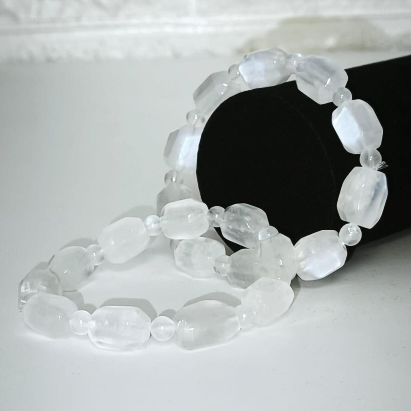 High-Quality Blue Moonstone Bracelet