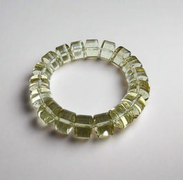 Clear-Body Lemon Quartz (14 mm) Bracelet